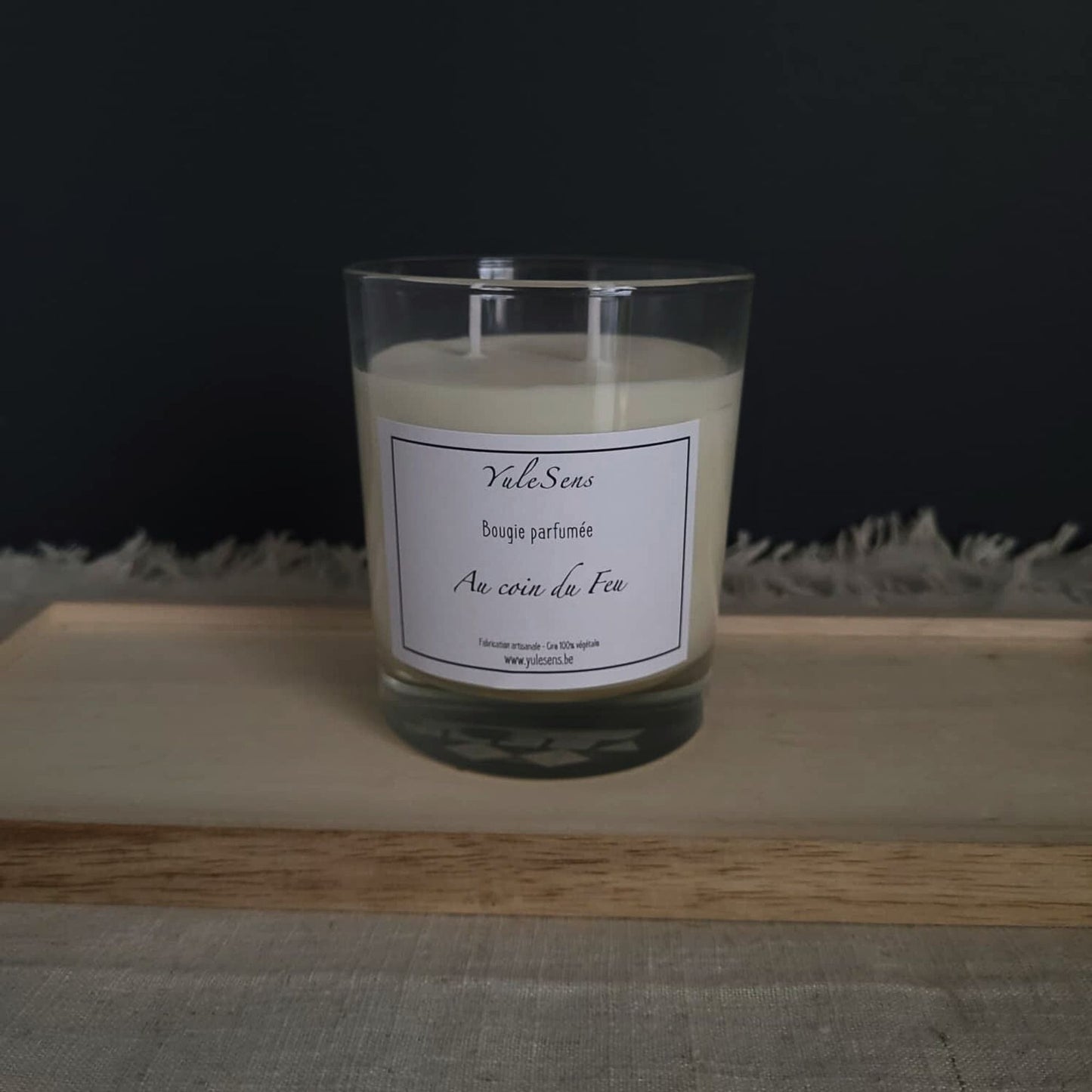Bougie parfumée 220gr - Au coin du feu