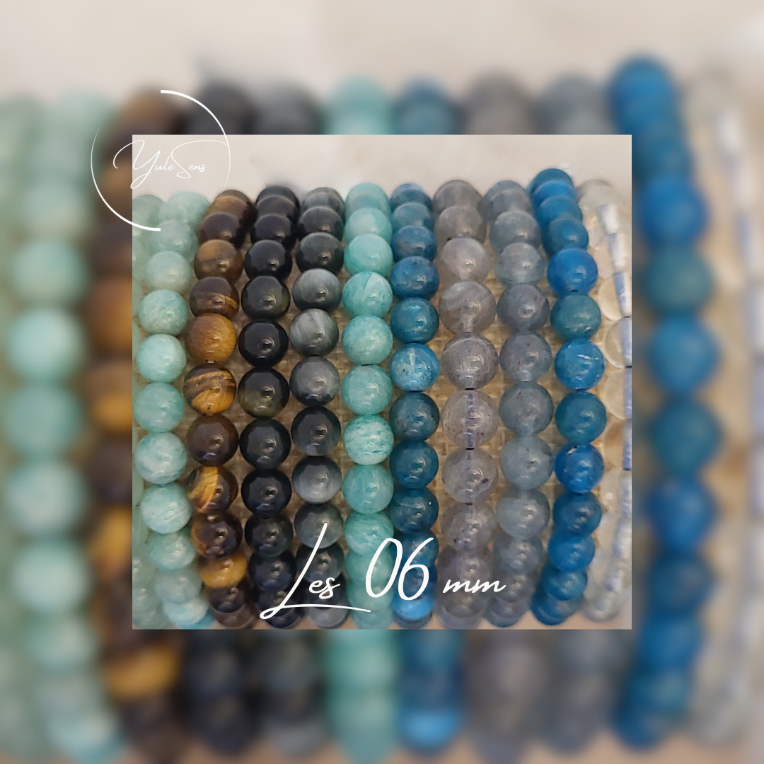 Bracelet boules 6mm