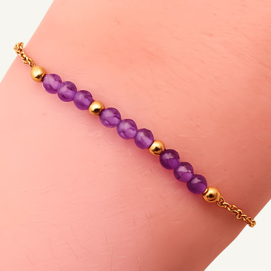 Bracelet Halia améthyste