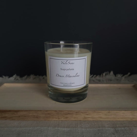 Bougie parfumée 220gr - Douce masculine