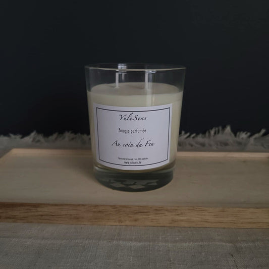 Bougie parfumée 220gr - Au coin du feu