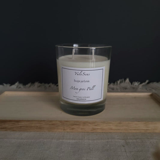 Bougie parfumée 220gr - Mon gros pull